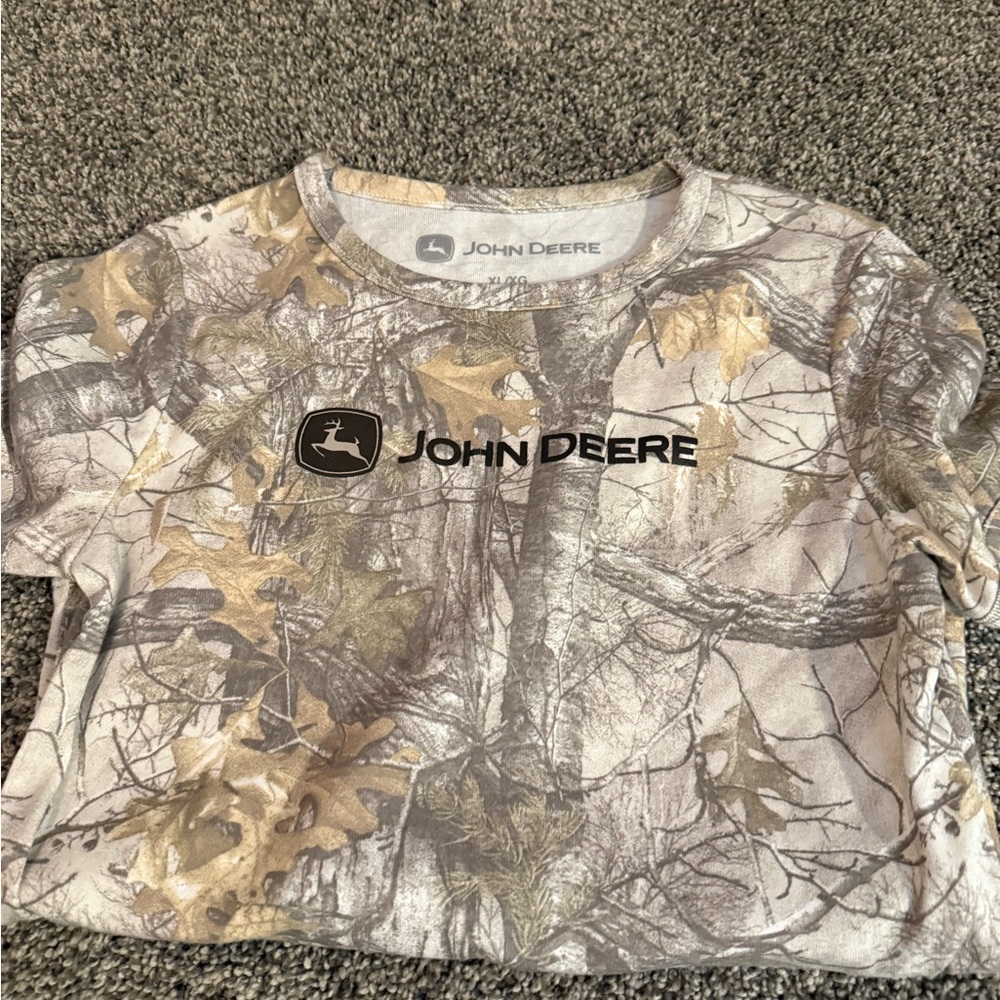 John Deere Kids Woodland Camo T-Shirt